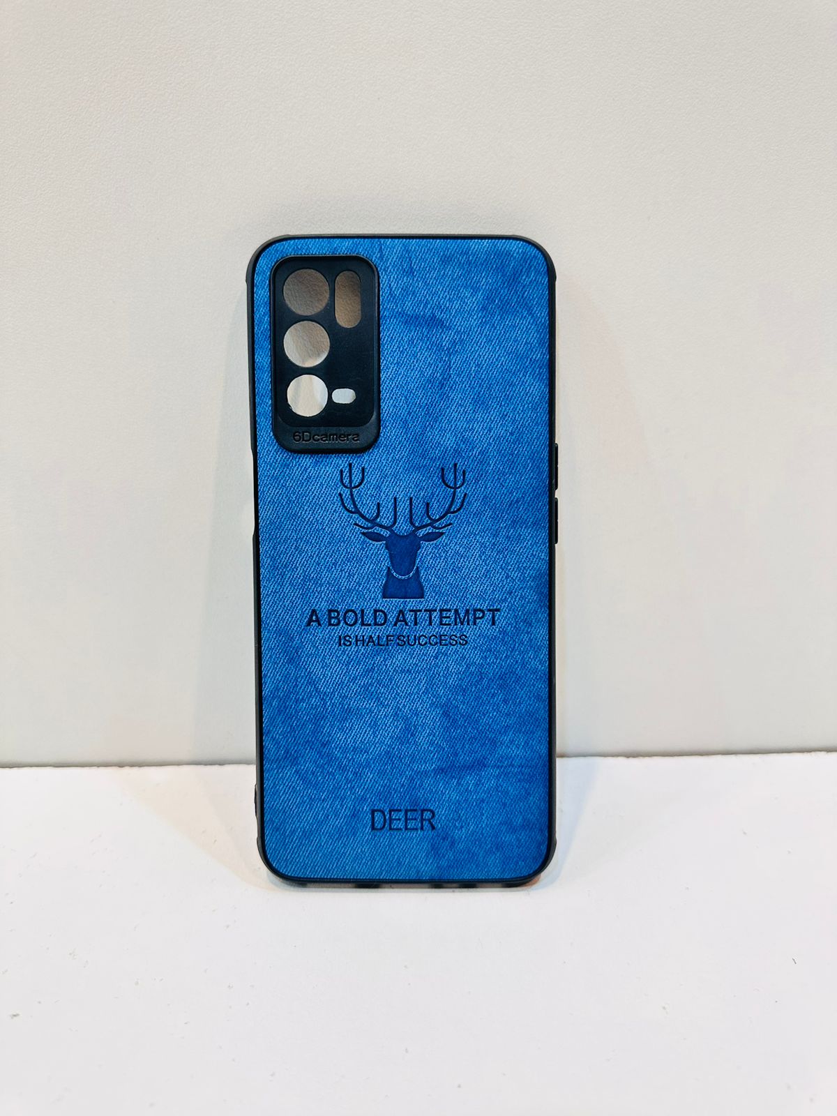 Lahore Mobile Case For Oppo A16 Hybrid Soft TPU Deer Pattern Leather Shockproof Case Cover - Oppo A16 Back Cover 3