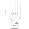 300Mbps Wireless WiFi Extender WiFi Booster 2.4G Network Amplifier 360° Full Coverage. 