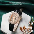 LouisWill Women Watches Fashion Retro Watches Quartz Watches Ultra-thin Square Watches Star Diamond Watch Business Casuals Wristwatch. 