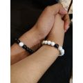 2Pcs Natural Stone Beads Distance Couple Bracelet Men Women Jewelry Gift. 