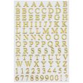A-Z Vinyl Sticker for resin keychain and pendants-  silver/ golden sticker vinyl-  6x5 inch size. 