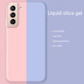 Biruiqu For Samsung Galaxy S21 S21+ S21 Plus S21 Ultra Case Liquid Silicone Soft Gel Rubber Shockproof Cover. 