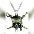 Captain Jack Sparrow Pirates Of The Caribbean Antique Necklace. 