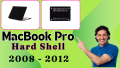 Hardshell Case For Apple MacBook Pro 13 Inch A1278 Year 2008-2012 ( Black  ). 