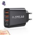Grebest Smartphone Charger 30W US/EU Plug Support Multi-device Travel Charger. 