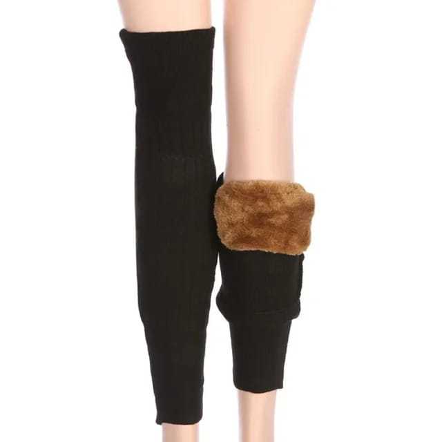 Leg%20Warmer,Warm%20Wool%20Knee%20High%20Winter%20For%20Men%20&%20Women%20High%20Quality%20Fleece%20Inside%20-%20Leg%20Warmer%20Warm%20Knee%20Brace%20Pad%20-%20Image%203