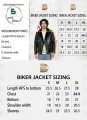 New Men's Casual Biker Style Black PU Leather Jacket with Tartan Collar. 