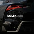 Daily Driven Letters Style Car Truck Body Reflective Sticker Decal Decoration. 