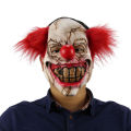Full Face Latex Mask Scary Clown Halloween Costume Evil Creepy Party Horror Prop. 