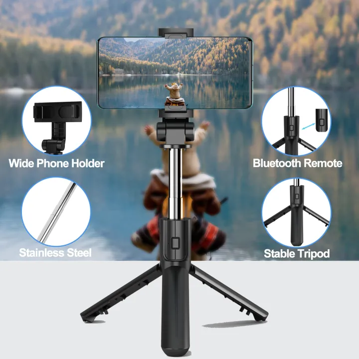 3%20IN%201%20R1%20(WITHOUT%20LIGHT%20&%20WITH%20LIGHT)%20Wireless%20Selfie%20Stick%20Tripod%20Stand%20and%20Bluetooth%20Shutter%20Videos%20Photography%20Traveling%20-%20Image%204