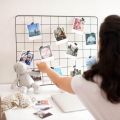 2 pieces wall mount Wire Mesh Memo Board. 