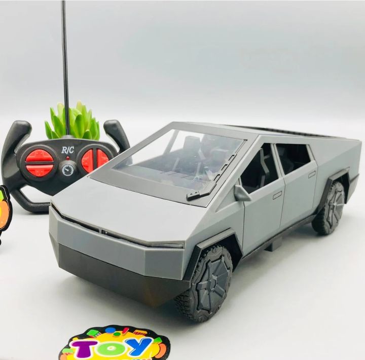 Remote Control Tesla Cyber Truck 4 Channel Rechargeable Color May Vary
