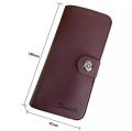 Dunbollu Slim long PU Leather Wallet for Men Boy With Zip - Cardholder Gents wallet. 