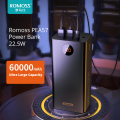 ROMOSS PEA57 22.5W 60000mAh PD Power Bank Original. 