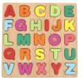 Alphabet/Number Learning Puzzle Board Toy | ABCD Early Childhood English learning Educational Toy | Cognition Letters | 3D Board | Learning Cognition Letters. 