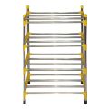 Stainless Steel 4 Layer Shoe Rack Stand Footwear Cabinet Organizer Shoe Stand - Foldable Shoe Rack - Folding Stainless Steel Shoe Rack - 4 Layer. 