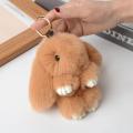 Bunny Plush Toy Rabbit Keyring Fluffy Keychain   Pendant Bag Charm. 