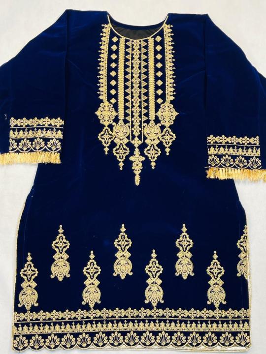 Velvet%20Embroidery%20Work%20Fancy%20Stitched%20Shirt%20for%20Girls%20and%20Women%20-%20Ready%20to%20Wear%20-%20Image%204