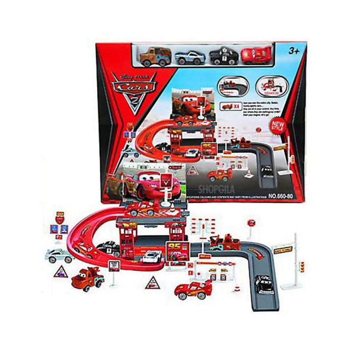 Disney Cars McQueen Track Set 29 pcs Daraz.pk