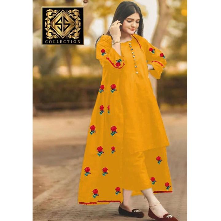 Roop Rang By Al Harir Pret Embroidered Cotton 3 Piece Suit Rose Rose