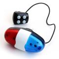 bicycle accessories for kids-3 x Bike Horn Bicycle Bell-Blue & Red. 