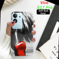 Vivo S17 Pro Back Cover - Heart Soft Case. 