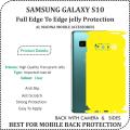 Samsung Galaxy S10 Full Wrape Jelly With Camera Protector. 