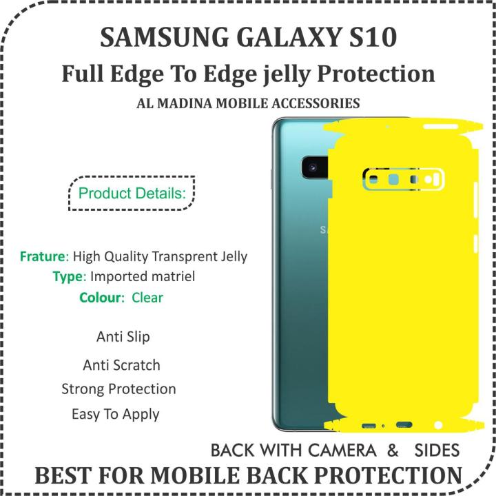 Samsung Galaxy S10 Full Wrape Jelly With Camera Protector