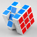 Rubiks cube 3x3 Smooth and Fast - Stickerless, Good Quality, Magic Rubix Cube-Educational Puzzle Toy - Speed Brain Game Square Colors Rubic Cube white. 