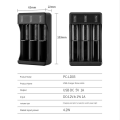 18650 Fast Charger 4.2V Lithium Battery Intelligent Charger with Type-C Cable for 14500 26650 18650 Battery, 2 Slot. 