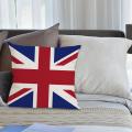 Union Jack Flag British Flag Pillow Case 45x45cm Cushion Cover Linen Home Decor. 