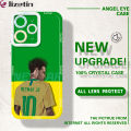 Jizetin for Redmi 12 Back Cover Crystal Transparent Neymar Star Soft Full Camera Cover Protection Phone Cases. 