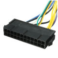 ATX PSU Power Cable 24P to 6P for HP Z220 Z230 SFF Mainboard server Workstation Black. 