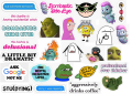 25pcs FUNNY MEMES stickers pack based on relatable content instagram and internet jokes bibble and humor cute cool aesthetic high durability. 