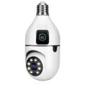 GSS E27 Dual Lens Wifi Camera - Wifi Smart Camera - CCTV Camera Wifi - Home Security Camera - Smart Camera Wifi - CCTV Wifi - Security Camera For Home Wifi - Camera CCTV - Security Camera - Security Camera For Home. 