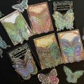 3D Golden Butterfly Mirror Wall Sticker Home Decoration (PACK OF 12). 