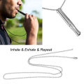 Stress Necklace Mindfulness Breathing Tool Natural Calming Chain Breathlace Necklaces Quit Smoking Anxiety Relief. 
