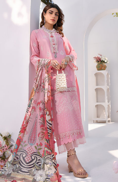 Prestige Lawn Embroidered Suit 3-Pc