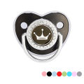 Crown Pacifier Girls Dummy Newborn Princess Baby Pacifier Holder Rhinestone Bling BPA Free Silicone Pacifier Baby Shower Gifts. 