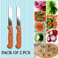Ultra Sharpe kitchen knife for multipurpose best for cutting fruits vegetables salad 3 inches blade size knife is made with high carbon steel. 