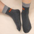 1 Pair Autumn Winter Breathable Stockings Army Green Sports Mid-tube Sock Men Simple Thicken Warm Floor Socks. 