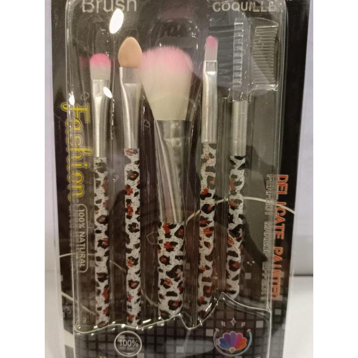 5Pcs Portable Makeup Brushes Set