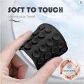 Silicon Suction Pad Phone Holder Self-Adhesive Rubber Suction Mobile Holder Silicone Suction Phone Case - Suction Cup Phone Holder | Sticky Phone Grip Mount With 24 Suction Cups | Anti-Slip Suction Phone Case Mount For Shower mirror Silicone Mobile Stand. 