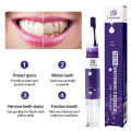 V34 Teeth Whitening Pen Purple Whitening Toothpaste Dental Whitening Tartar Removal Tooth Cleaning Effective Teeth Whitener 4ml. 