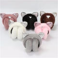 Cat Earmuffs Soft Ear Muffs Winter Ear Warmers Faux   Ear Muffs Cashmere Ear Muffs. 