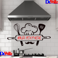 Customized Name Home Kitchen Wall Art Decoration Vinyl Stickers. 