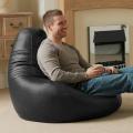 Soft And Comfortable Leather Sofa Bean Bag. 