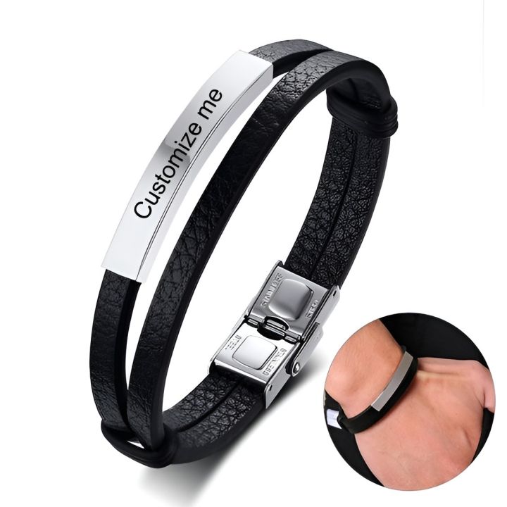 Customized Name Bracelet for Boys Girls and Men , Customized leather bracelet for Men and boys , Customized bracelet for gift , Gift item , New Arrival , Premium Quality Bracelet , customized couple bracelets
