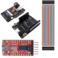 ESP32-CAM-MB WiFi OV2640 Camera Module Bluetooth Module 5V CH340G Nodemcu FT232RL USB to TTL Converter+40Pin Jumper Wire. 