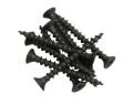 Screws Cross Flat Head Wood Black Screws pack of 100pcs 2x8 size. 